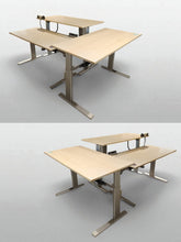 LOT 6 birouri electrice marca Vielhauer 160x80 cm cu finisaj arțar – second hand