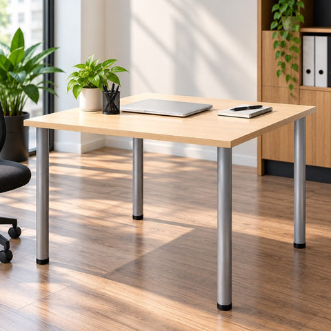 Birou 80 x 80 cm - Compact, Ideal pentru Spatii Mici si Birouri Individuale