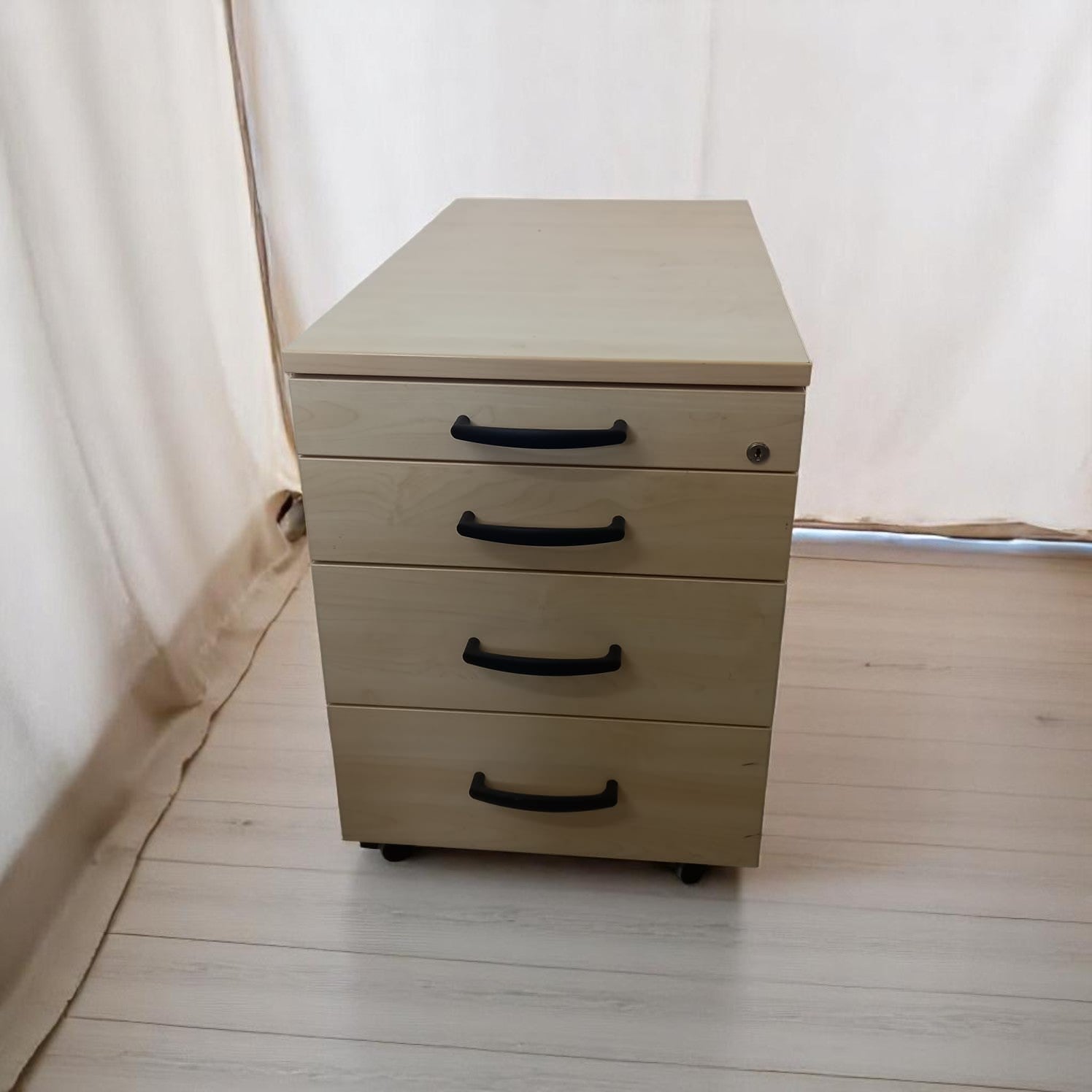 Set Office ARȚAR - Birou electric Vielhauer 160x80 cm PLUS Rollbox 4 sertare, 48 cm x 41 cm x 80 – second hand