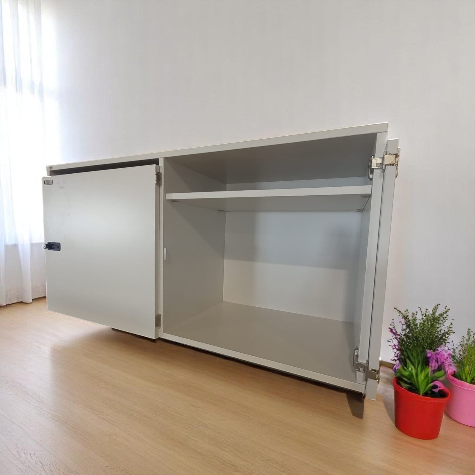 Set 3 bucati dulap Locker alb marca VS 120x67x35 cm, 2 usi - second hand