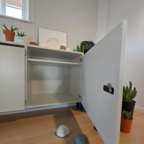 Dulap Locker alb marca VS 120x67x35 cm, 2 usi - second hand