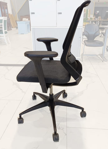 Scaun Ergonomic Drabert KF 4399 cu Spătar Mesh Negru - Second Hand