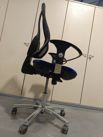 Scaun ergonomic Topstar Blue, spatar mesh negru - second hand