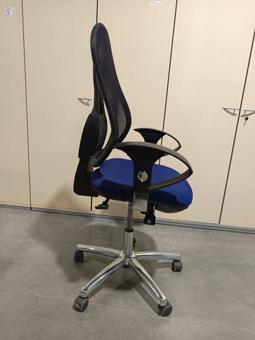 Scaun ergonomic Topstar Blue, spatar mesh negru - second hand