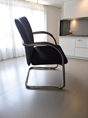 Set 4 scaune OKAY.II bicolor negru gri - second hand