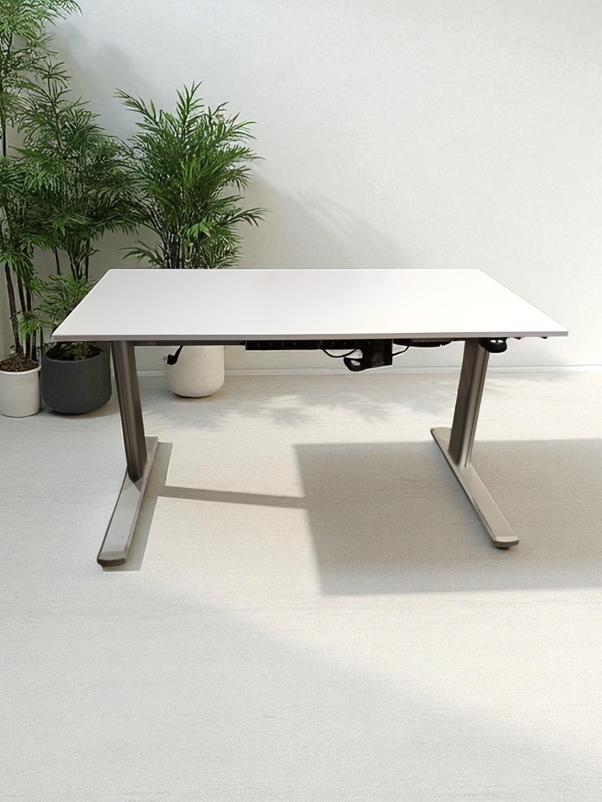 Birou electric Vielhauer - Blat NOU 140x70 cm ALB