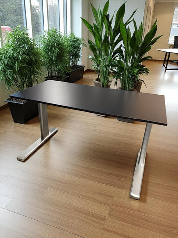 Birou electric Vielhauer - Blat NOU 140x70 cm NEGRU