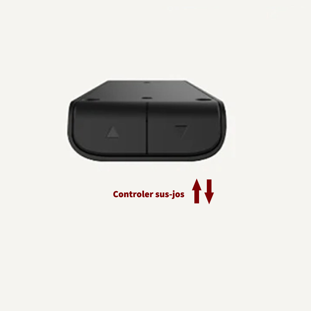 Birou reglabil electric SmartAdjust, inaltime ajustabila, blat alb 140x70 cm, cadru alb, controler sus/jos, 1 motor, nou