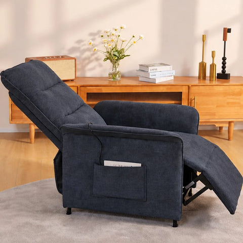 Fotoliu Electric Sofa ER102-CS12, Gri Albastrui, Nou