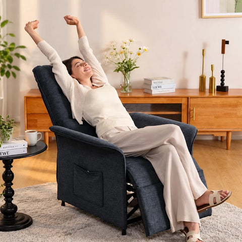 Fotoliu Electric Sofa ER102-CS12, Gri Albastrui, Nou